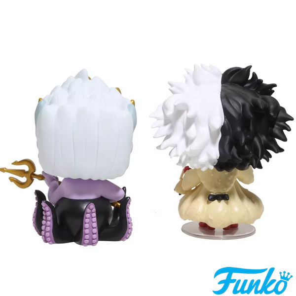 Funko POP Disney Villains Ursula with Cruella De Vil Exclusive Figure 2 Pack